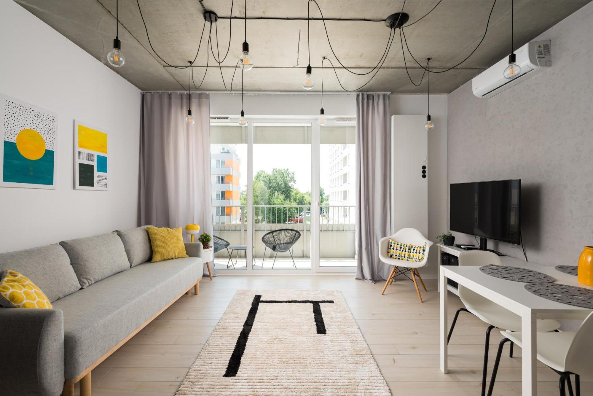 Lotnisko Chopina Stylish Apartment Warsaw